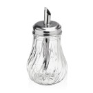 WAS - Distributeur de sucre h 14 cm verre acier