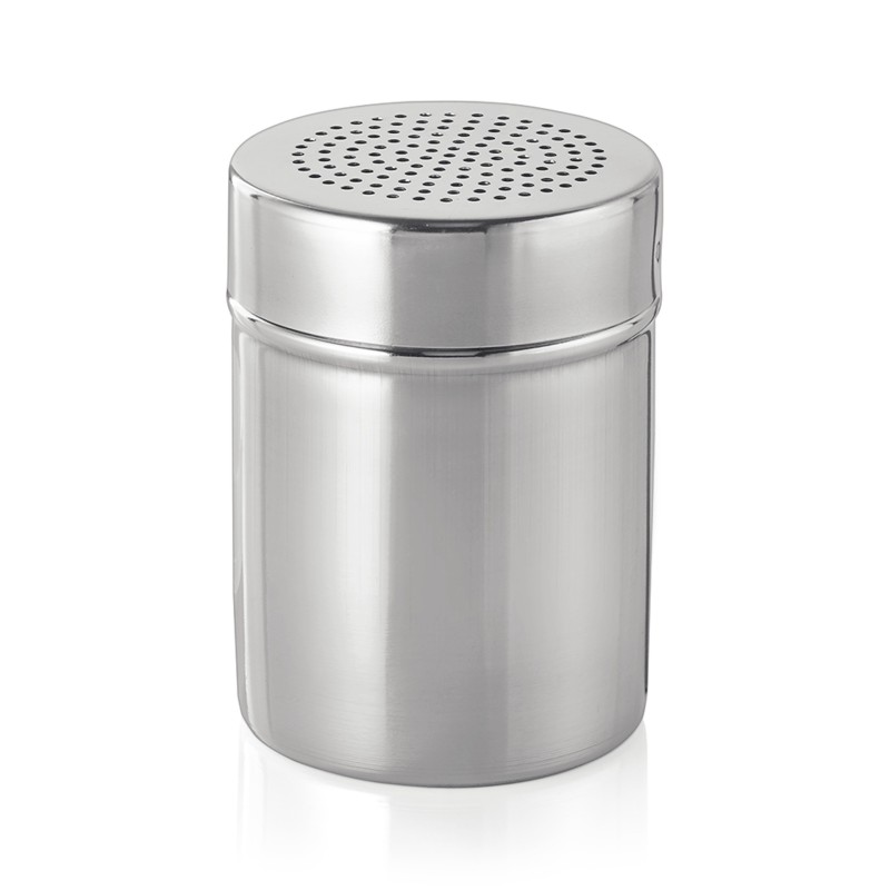 WAS - Salière acier inoxydable ronde h13.5 cm