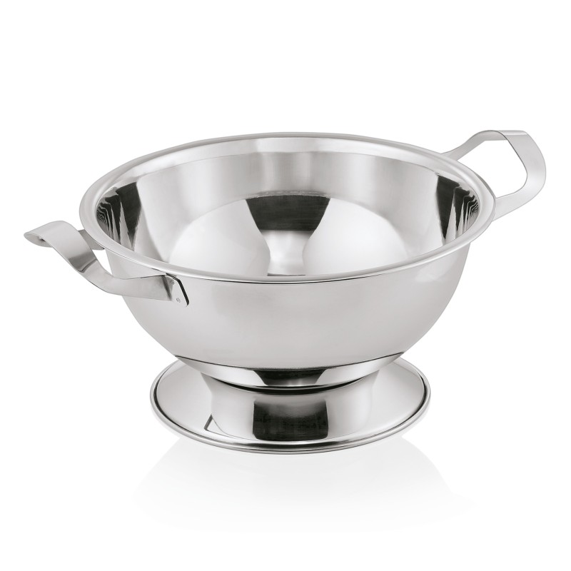 WAS - Soupière à pied acier Ø29 cm