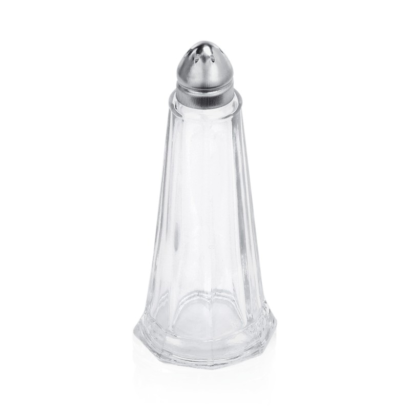 WAS - Salière /poivrière verre h11 cm