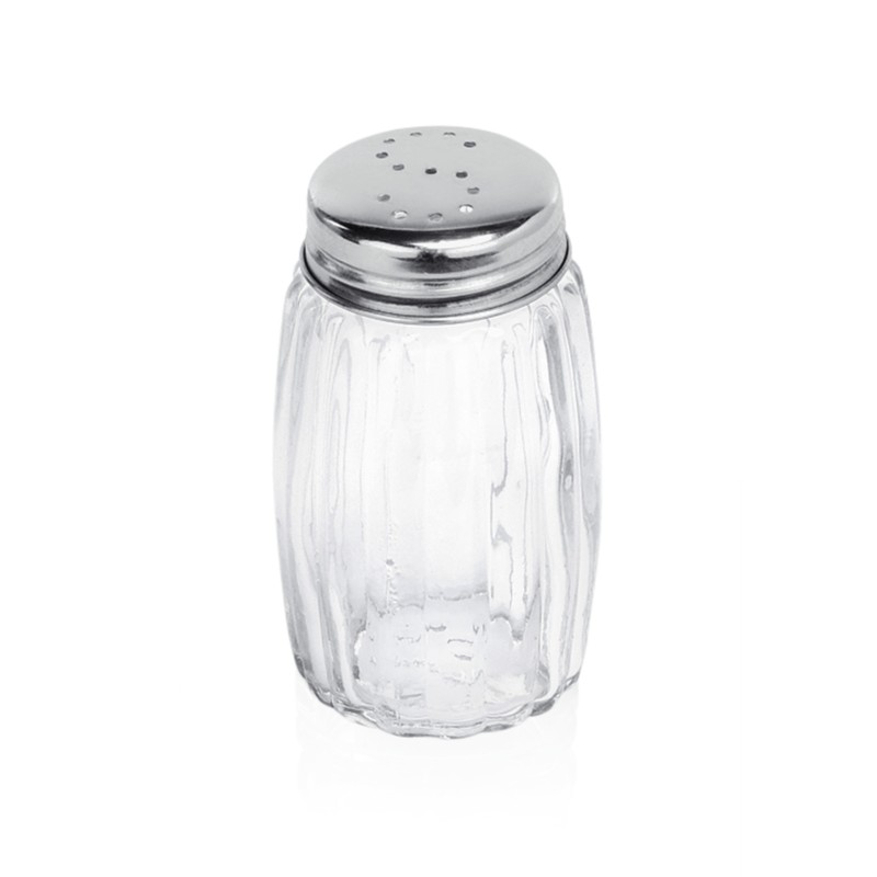 WAS - Salière verre acier h7 cm