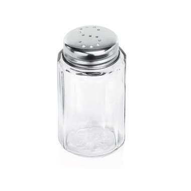 WAS - Salière acier verre h7 cm