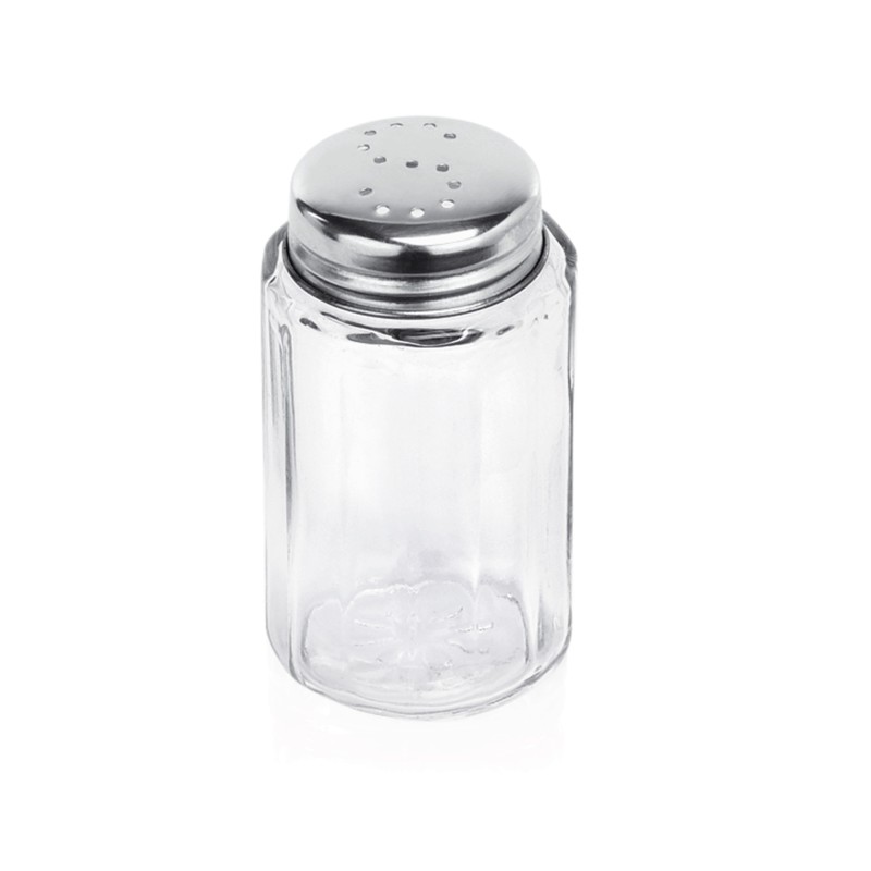 WAS - Salière acier verre h7 cm