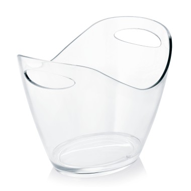 WAS - Seau à glace  3l plastique transparent