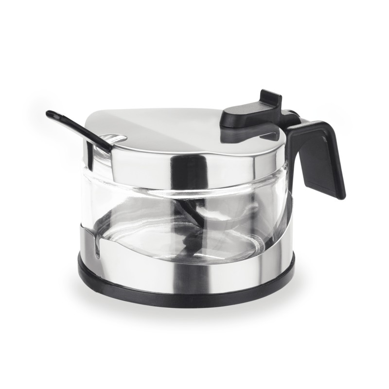 WAS - Ensemble pot et cuillère à parmesan ou confiture
