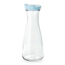 WAS - Carafe verre à couvercle bleu 1l - Lot 12