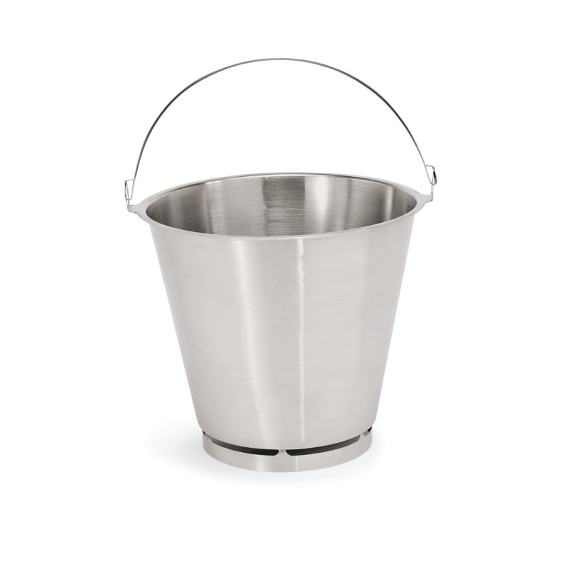 WAS - Seau à glace acier avec anse 15l - h36cm