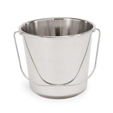 WAS - Seau à glace acier chromé 14l- anse