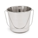 WAS - Seau à glace acier chromé 14l- anse