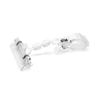 WAS - Porte-cartes à clip 8cm plastique