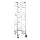 WAS - Chariot à glissières 4roues pivo. acier- 53 x 42 x 181 cm