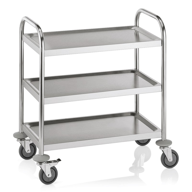 WAS - Chariot de service 3 niveaux - 70.5 x 41 x 84 cm