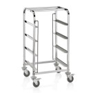 WAS - Chariot de transport 4 roues - 56 x 56 x 106 cm