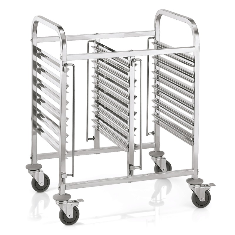 WAS - Chariot à glissières 4 roulettes GN - 55 x 74 x 100 cm