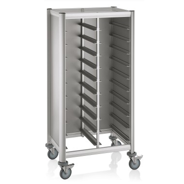 WAS - Chariot porte plateaux  GN - 80 x 60 x 165 cm