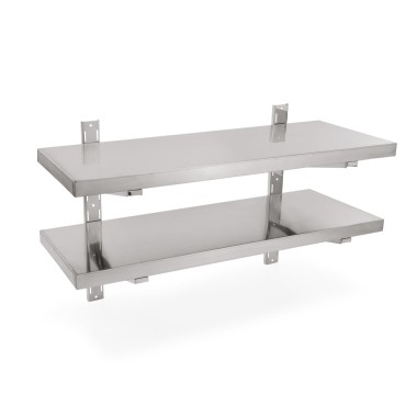 WAS - Etagère murale acier 100x35cm lot 2