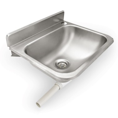 WAS - Lavabo à mains acier - 30.5 x 37.5 x 18.5 cm
