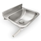 WAS - Lavabo à mains acier - 30.5 x 37.5 x 18.5 cm