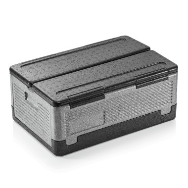 WAS - Boîte pliante isotherme GN - plast. noir
