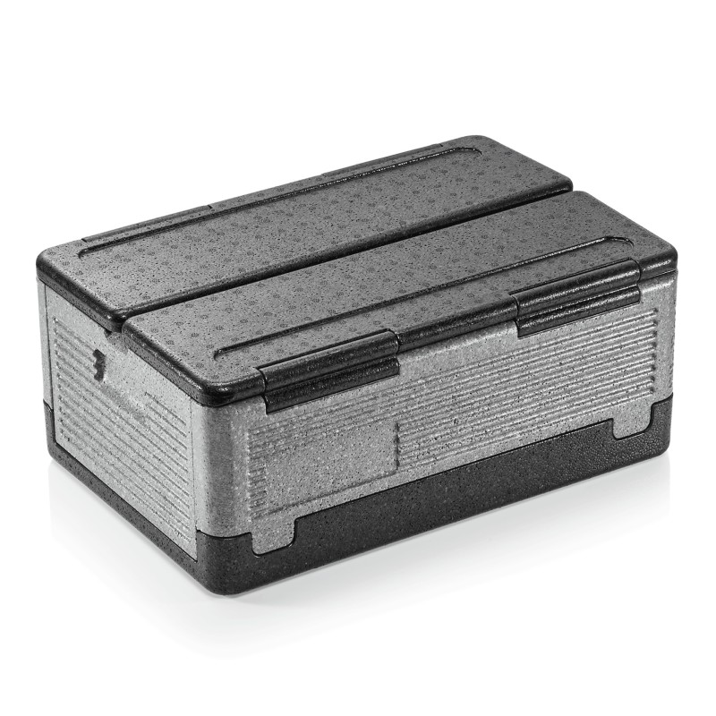 WAS - Boîte pliante isotherme GN - plast. noir