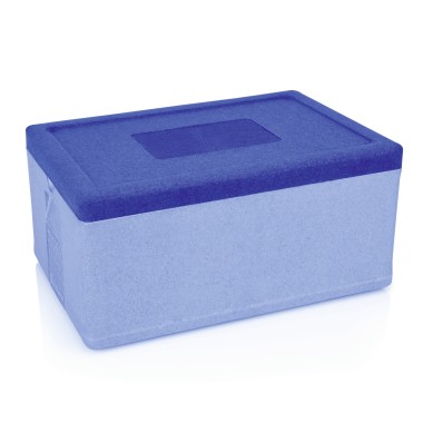 WAS - Boite de transport isotherme GN - polypro. bleu