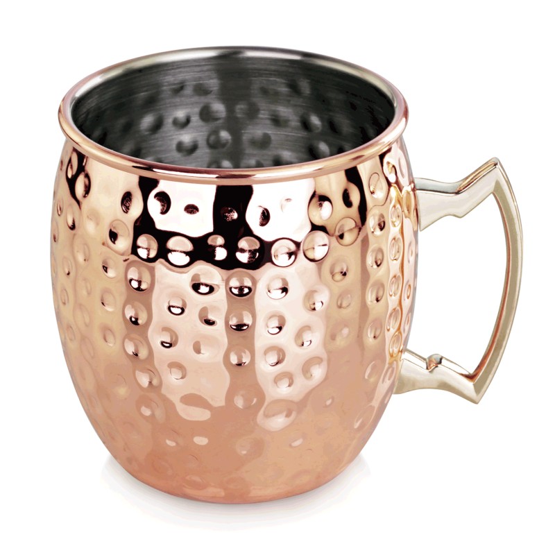 WAS - Verres Moscow mule martelé - Lot 24