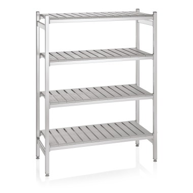 WAS - Etagère de stockage alu. polypro. h 170cm