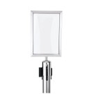 WAS - Porte affiche acier  21.5 x 0.5 x 30.5 cm