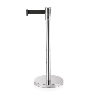 WAS - Poteau de  délimitation sangle noire 2m