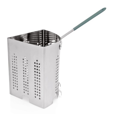 WAS - Panier pour pâtes 1/4 acier à poignée h19cm