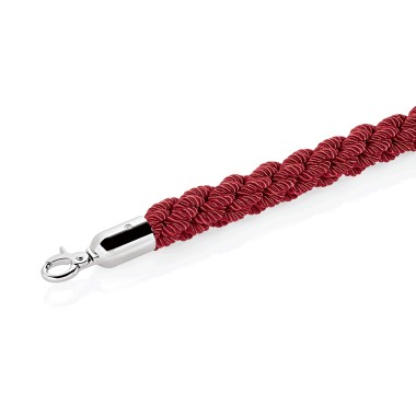 WAS - Cordon de sécurité rouge tressé 150cm Ø3.2cm