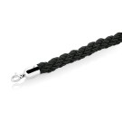 WAS - Cordon de sécurité  tressé noir 150cm Ø2.8cm