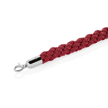 WAS - Cordon de sécurité  tressé rouge 250cm Ø3.2cm