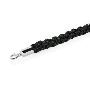 WAS - Cordon de sécurité  tressé noir 250cm Ø3.2cm
