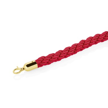 WAS - Cordon de sécurité  tressé rouge 150cm Ø2.8cm