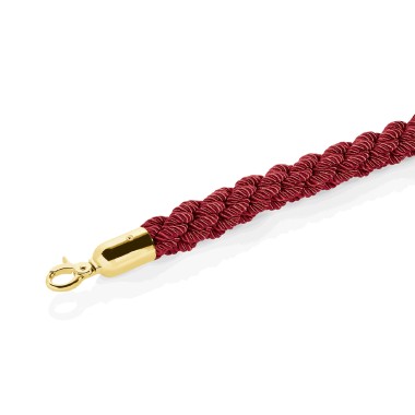WAS - Cordon de sécurité  tressé rouge 250cm Ø3.2cm