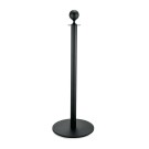 WAS - Poteau de délimitation tête ronde noir h95cm Ø36cm