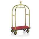 WAS - Chariot à bagages 2 roues fixes 113 x 62 x 191 cm
