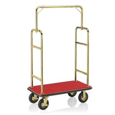 WAS - Chariot à bagages 2 roues fixes- 113 x 62 x 183 cm