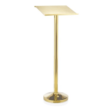 WAS - Présentoir pour menu doré h 118cm