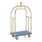 WAS - Chariot à bagages fond bleu - 112 x 61 x 186 cm