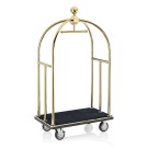 WAS - Chariot à bagages fond noir - 112 x 61 x 186 cm