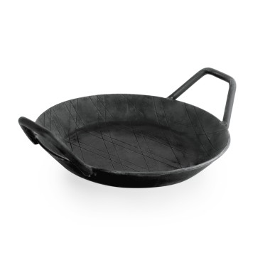 WAS - Poêle à frire/service 2 poignées latérales Ø24cm en fer
