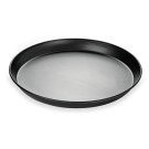 WAS - Plaque à pizza acier bleu à rebord Ø40cm