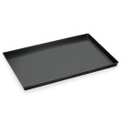 WAS - Plaque à pizza acier bleu rectangle  cm: 60 x 40x 3