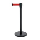 WAS - Poteau de délimitation sangle rouge 200cm