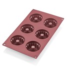 WAS - Moule silicone à mini Kouglof 6parts