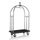 WAS - Chariot à bagages fond noir - 112 x 61 x 186 cm