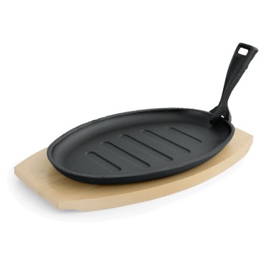 WAS - Poêle de service avec dessous de plat bois