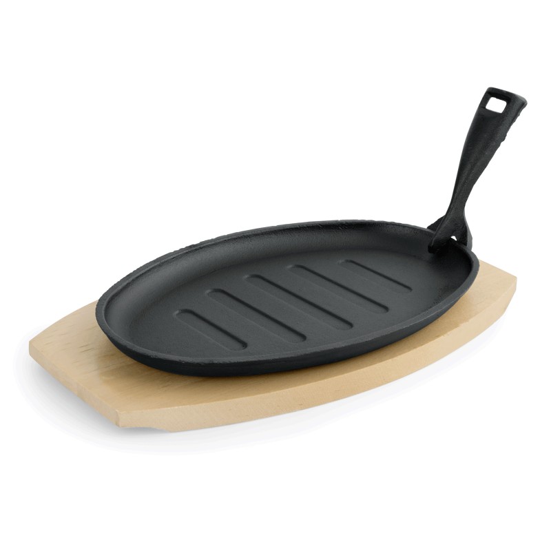 WAS - Poêle de service avec dessous de plat bois